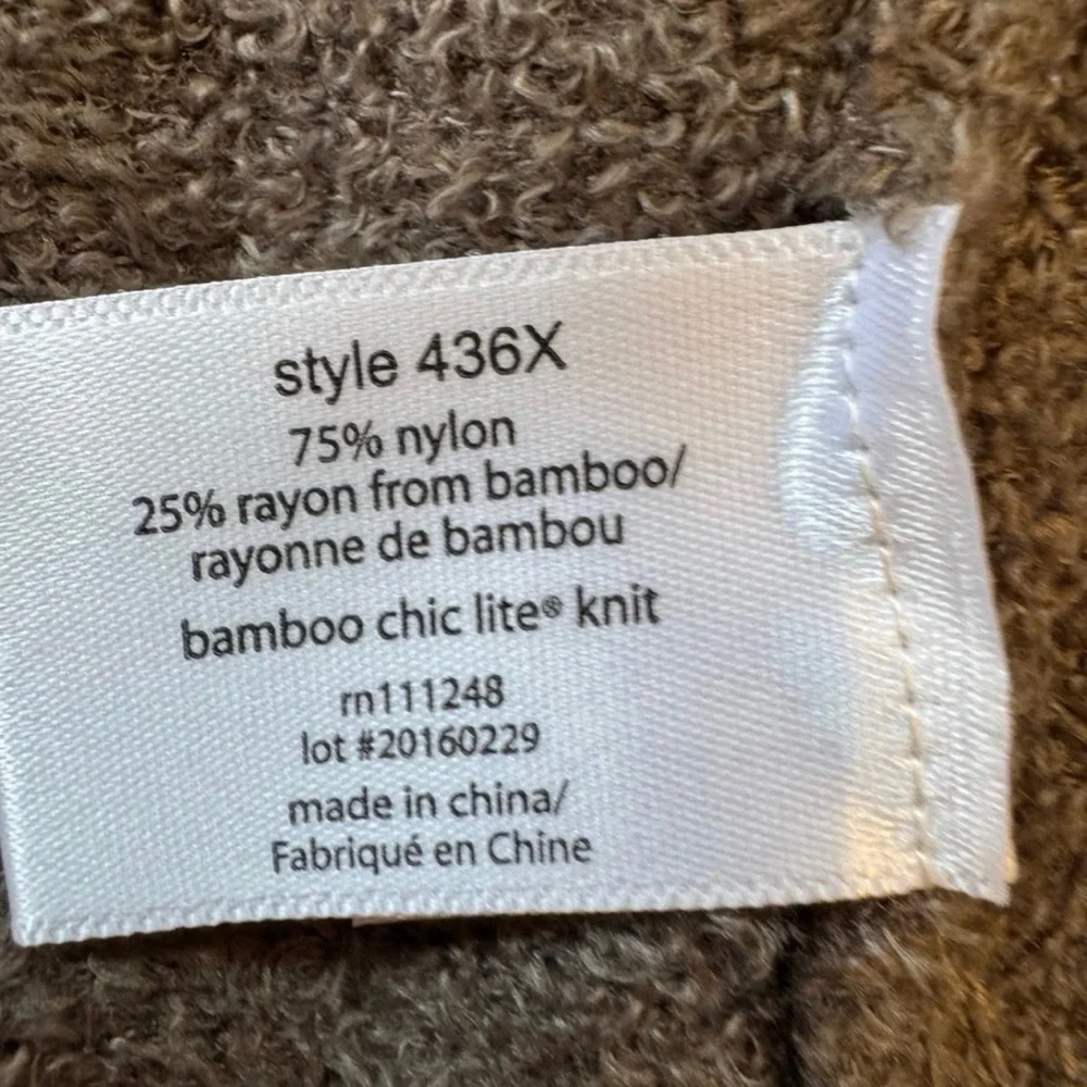 Barefoot Dreams Bamboo Chic Lite Open Front Cardigan Gray Size 1X NWT - Picture 7 of 8